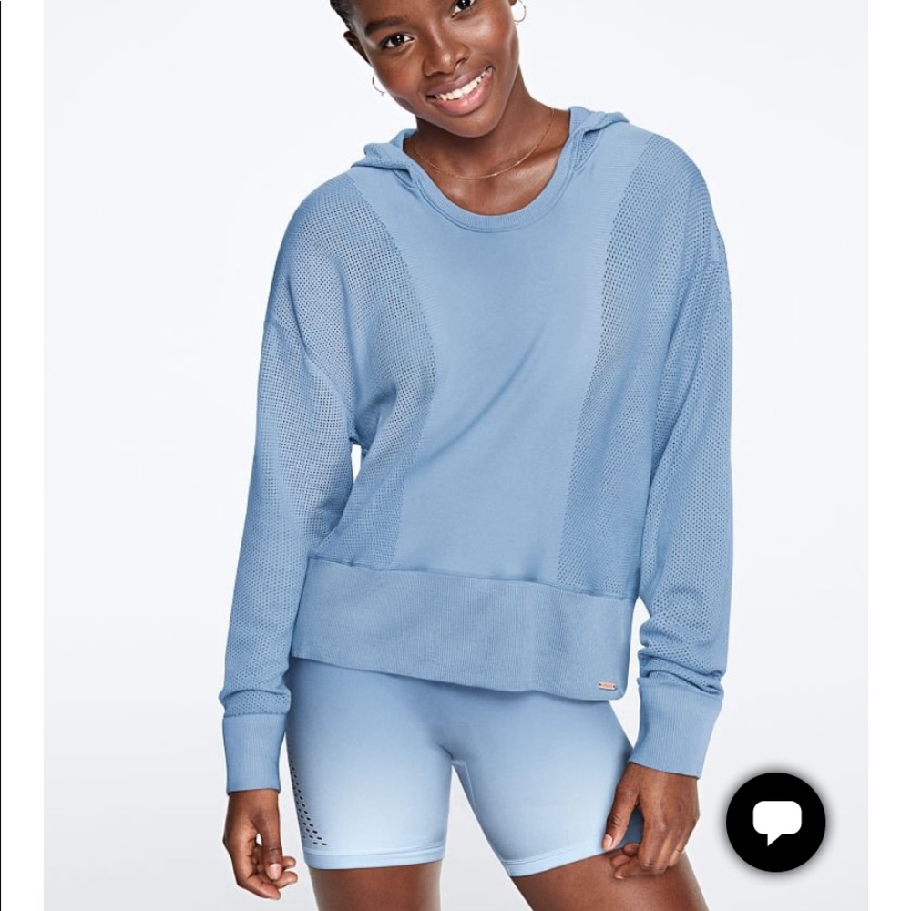 💙Victoria Secret PINK cropped Light Weight Hoodie